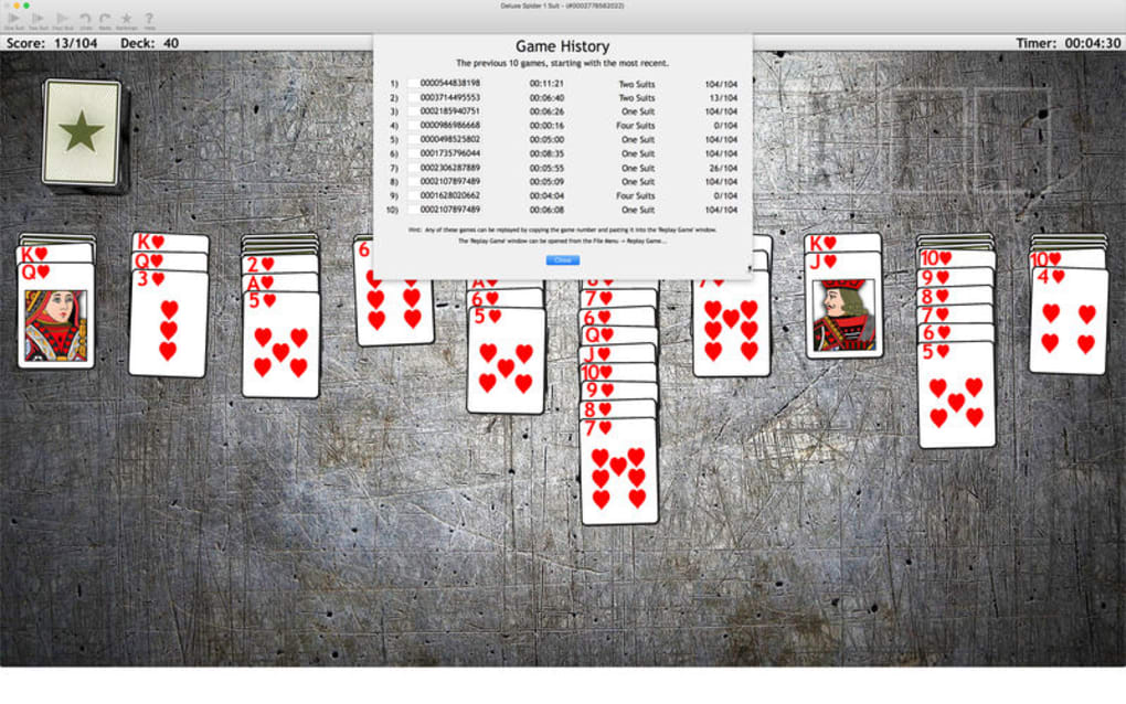 free spider solitaire for mac
